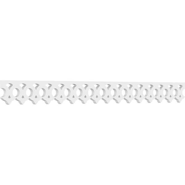 Ekena Millwork Plymouth Architectural Grade PVC Running Trim, 4"H x 5/8"P x 48"L RUNP04X0625X48PLY - main